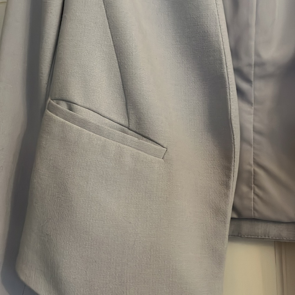 Banana Republic light Purple Open Blazer Tailored & Lined with pockets Size 2 - Picture 7 of 8